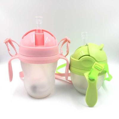 China New BPA Free Bottle Baby Silicone Milk Bottle Conversion Head Cup Learning Straw Water Bottle Tea Cup Nipple Accessories for sale