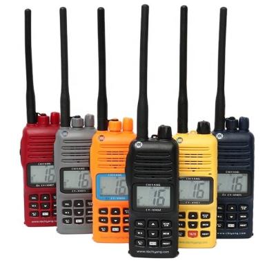 China Compacto y duradero portátil marino VHF Walkie Talkie con certificado CCS en venta