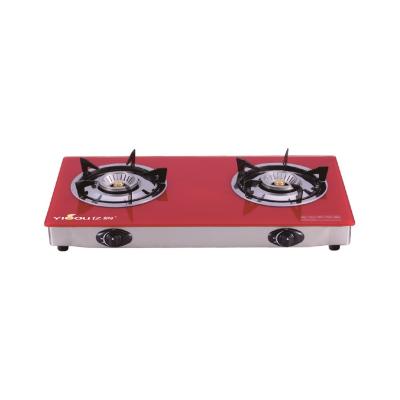 China Hotel Steel Table Gas Stove 2 Burners Factory Price With Cheap Price for sale