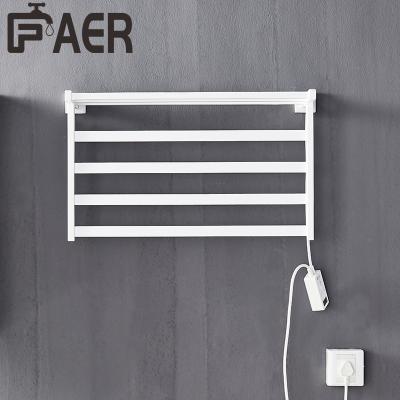 China Heater Good Price Spray Paint Black White 304 Stainless Steel Plug In High Temperature Electric Towel Rack for sale