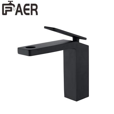 China Faucets Beautiful Design Cold Water Brass Copper Metered Hot Bathroom Pull Down Basin Faucet For Hotel for sale