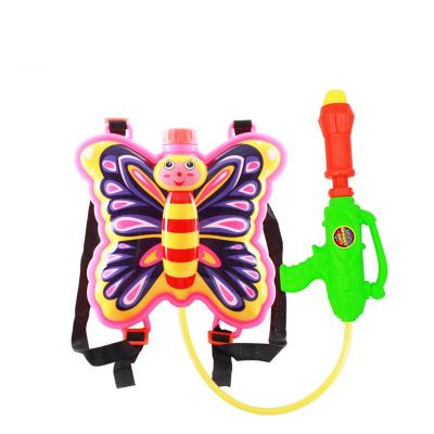 China Cute Water Gun Butterfly Shape Backpack Water Gun Toys For Kids for sale