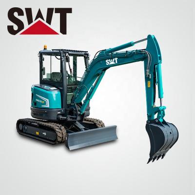 China Hot Selling Building Material Shops 2.5T Sunward SWE25UF Excavator With Attachments For Sale for sale