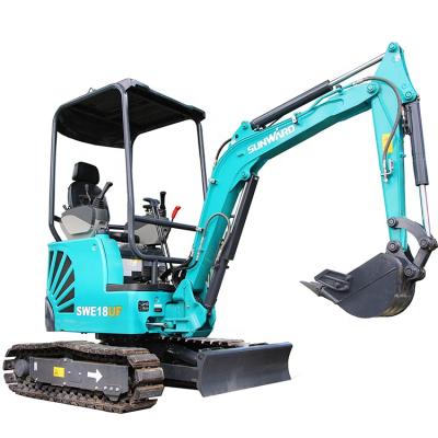 China Building Material Shops Zero Tail Mini Excavator With Japan Engine Popular Sale 1.6 Ton for sale