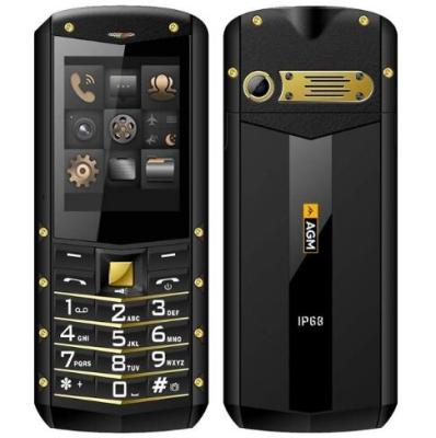 China Dual SIM Card 1970mAh FM Old Man Student Child Business Keyboard Phone AGM m2 IP68 2.4inch 2G GSM Waterproof Bar Phone for sale