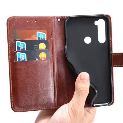 China Retro Leather Case For Note 8T - Flip Redmi Leather Case For Xiaomi Redmi Note 8 With High Quality Redmi Note 8t for sale