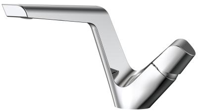 China Multi-function Adjustable Pull Out White Chrome Bathroom Basin Faucet Water Tap Mixer for sale