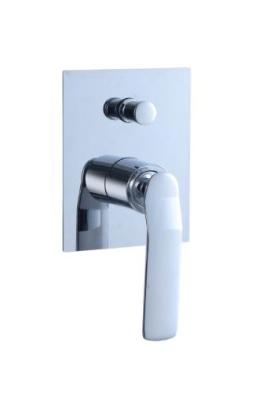 China Single lever concealed in-wall bath or shower mixer with diverter bathroom chrome brass tap faucet OEM à venda