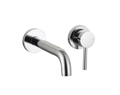 Cina Round Classical In Wall Single Lever Bathroom Mixer Tap Bathroom Chrome Brass in vendita