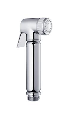 China Brass shattaf brass handle brass bidet handshower sprayer head clean bathroom toilet chrome OEM zu verkaufen