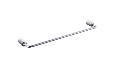 China Chrome Wall Mounted Bathroom Single Towel Bar Bathroom Accessory Towel Holder Towel Rack for sale