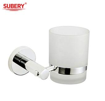 China Single Tumbler Holder SUS304 Glass Bathroom accessories OEM ODM classical round for sale