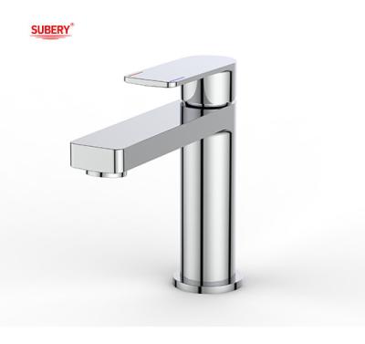 Κίνα Chrome Brass Bathroom Bath Mixer Taps Cold And Hot Water OEM Single Lever προς πώληση