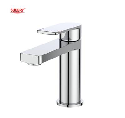 Κίνα Chrome Brass Bathroom Bath Mixer Taps Cold And Hot Water OEM Single Lever προς πώληση