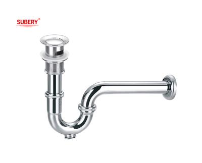 Chine La bouteille de cuivre piège débordement pop-up lavabo drainage chrome OEM à vendre