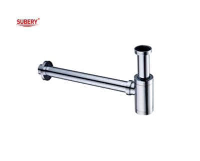 China Lavatory Siphon Bathroom Wash Basin Drainage Chrome OEM for sale