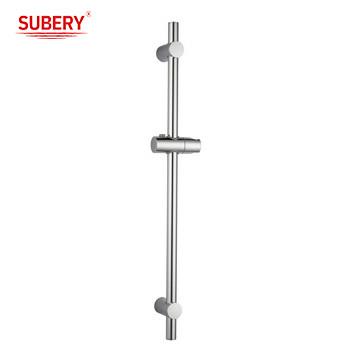 China Chrome Round Classical Shower Holder Bar Bathroom SUS304 3 Function ABS Plastic Handshower Hose Te koop