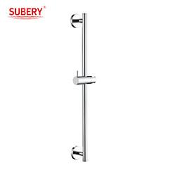 China Barra de deslizamiento de ducha moderna montada en la pared Chrome redonda OEM clásico en venta