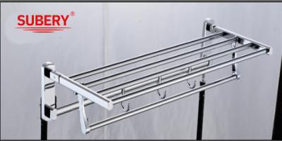 China Mordern Space Saver Folder Towel Rack Folder Towel Shelf  Wall Mounted Type For Bathroom for sale