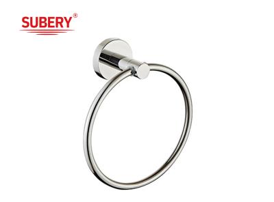 China accesorios de baño anillo de toalla de acero inoxidable fácil de almacenar aro de toalla montado en la pared en venta