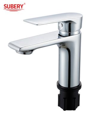 China Sanitary Ware Factory Direct Sales Single Handle Bathroom Basin Faucets Cold Mixer ISO Modern Contemporary Ceramic Apartment for sale