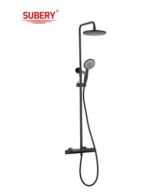 China Pexmax Luxury Thermostatic Chrome Bathroom Shower Set for sale