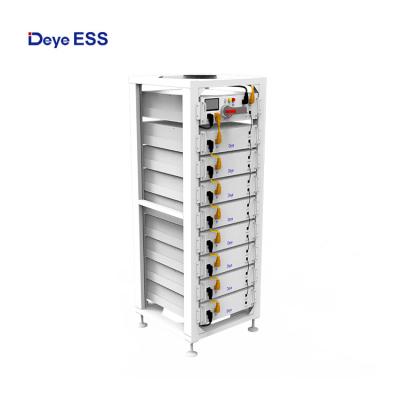 China High Quality Industrial Deye ESS LiFePO4 USA Battery Pack Energy Storage System 51.2V 100Ah Energy Storage Battery 100 for sale