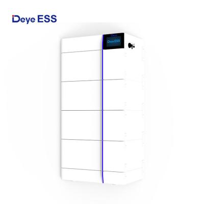 China Deye ESS High Power Battery Storage Box LiFePO4 Module 102.4V 40Ah Solar Panels Battery Storage System 40 for sale