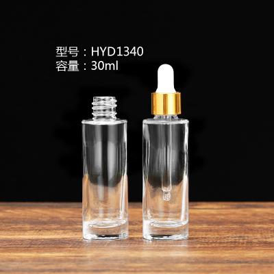 China 30ml essential oil glass bottle with dropper cylinder glass bottle zu verkaufen