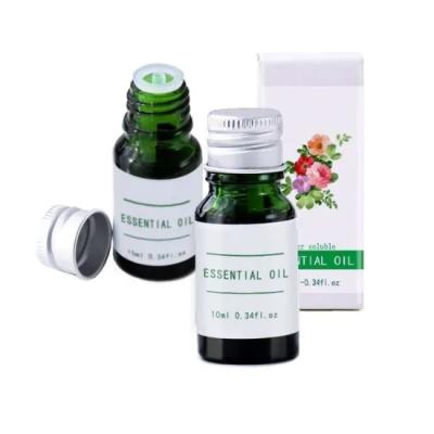 China Custom 1oz 2oz 5ml 10ml 15ml 30ml Green Custom Glass Dropper Bottle Essential Oil Bottle Serume Bottle With Cap zu verkaufen