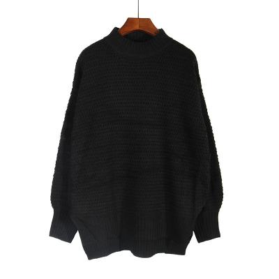 China Custom Made QUICK DRY Turtle Neck Lady Winter Fashion Knitted Sweater Casual Sweater Women Sweater for sale