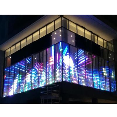 China AC 220V SDK Durchschauen LED Wand, Multifunktionales Transparentes LED Mesh zu verkaufen