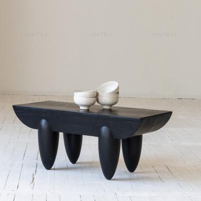 China Modern coffee table Wabi sabi mobiliario tafel wooden dining center table antique furniture coffee table for sale