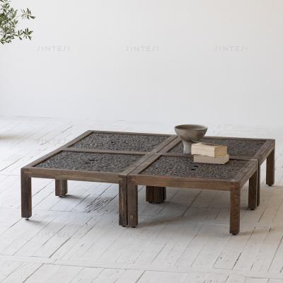 China Modern natural coffee table Scandinavian furniture living room wood tea table coffee table for sale