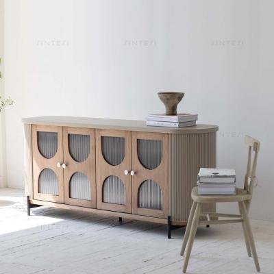 China Mediterranean sideboard furniture art deco morden furniture living room cabinets wood cabinet for sale