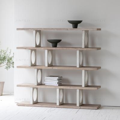 China Living Room Furniture Mid Century Modern Style Antique Furniture Modern Bookcase Shelving for sale