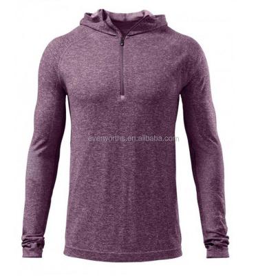 China Anti-pilling Men's Sportswear Seamless Hoodie Outdoor Jacket for sale