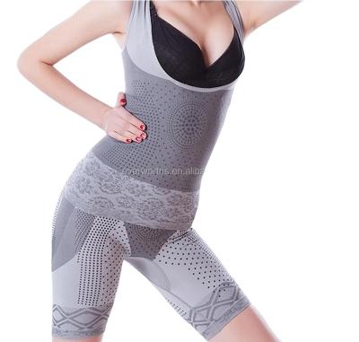 China Antibacterial Natural Bamboo Charcoal Far Infrared Seamless Body Slimming Suit For Women for sale