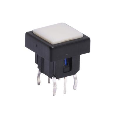 China Special promotion products square shape illimunated panel mount micro push button switch TL0637 for sale