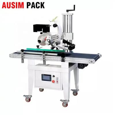 China Food table top automatic flat labeling machine desktop labeling machine for sale