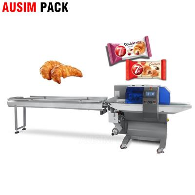 China Food New Model Customized Flow Wrapper Flow Wrapper Machine Pillow Bag Packing Machine for sale