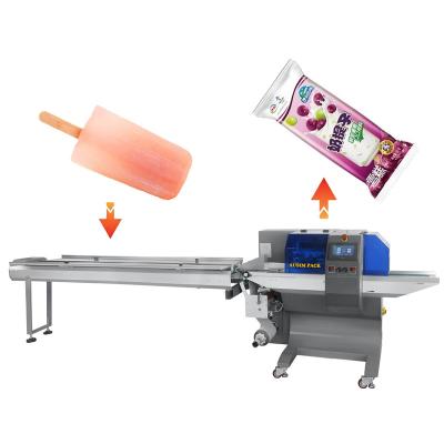 China Food Good price new style pillow flow packing machine automatic wrapping machine sealing popsicle ice-lolly snacks packaging machine for sale