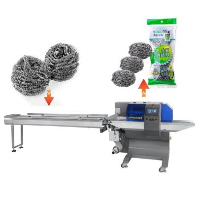 China Food Hot Sell Packaging Machine Scourer Balls Packing Machine Stainless Steel Wire Ball Packing Machine for sale