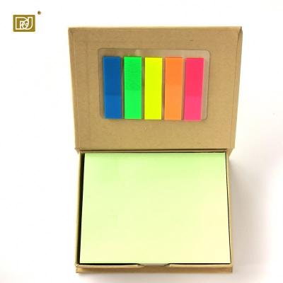 China Promotional PET plastic sticky notes self adhesive hard cover sticky notepad /pocket notepad for sale