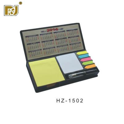 China Self Adhesive Kraft Paper High Quality Small Cover Sticky Note Pad with Pen for sale