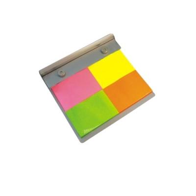 China Self Adhesive Custom High Quality Leather Office PU Fashion Sticky Notes Box Set for sale