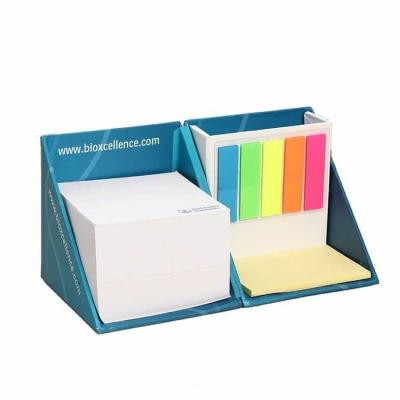 China Self Adhesive Custom Printed Rubik's Promotional Collapsible Cube Square Notepad 3d Neon Sticky Note Set Box With Pen Holder for sale