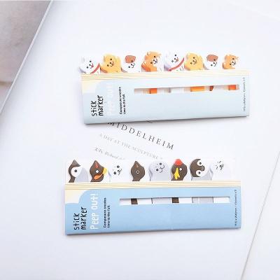 China Free Design Self Adhesive Customized Cute Cartoon Anime Gifts Korean Style Sticky Index Book Kawaii Japan Stationery Hot Selling Sticky Note for sale