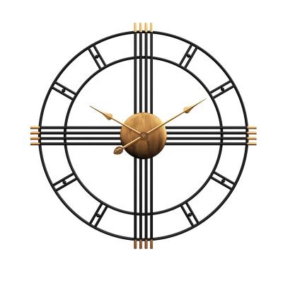 China Antique Style Wall Clock for Modern Simple Decorative American Odm Amazon Office Gift Body Style Living Room Customized for sale