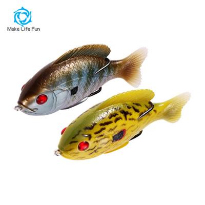 China Body Cavity Water Body Cavity Sunfish Lure Sunfish Frog Frog Soft Top Fishing Lure Soft Good Quality Soft Top Sunfish Frog Lure for sale